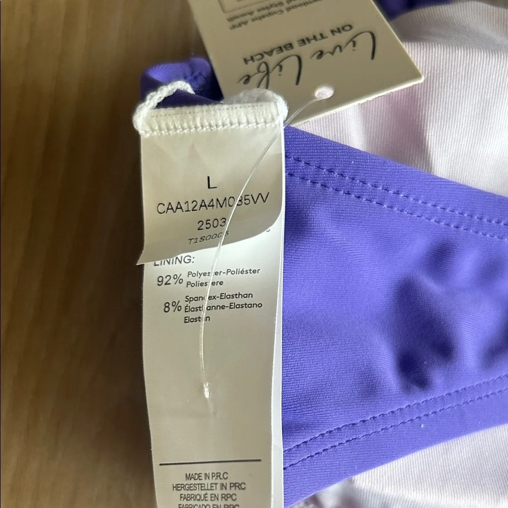 Cupshe Violet Ring-Front Bikini Set